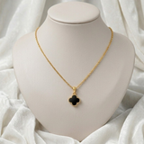 Midnight Clover Pendant