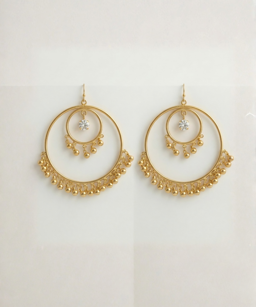 Golden Charm Earrings