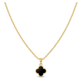 Midnight Clover Pendant